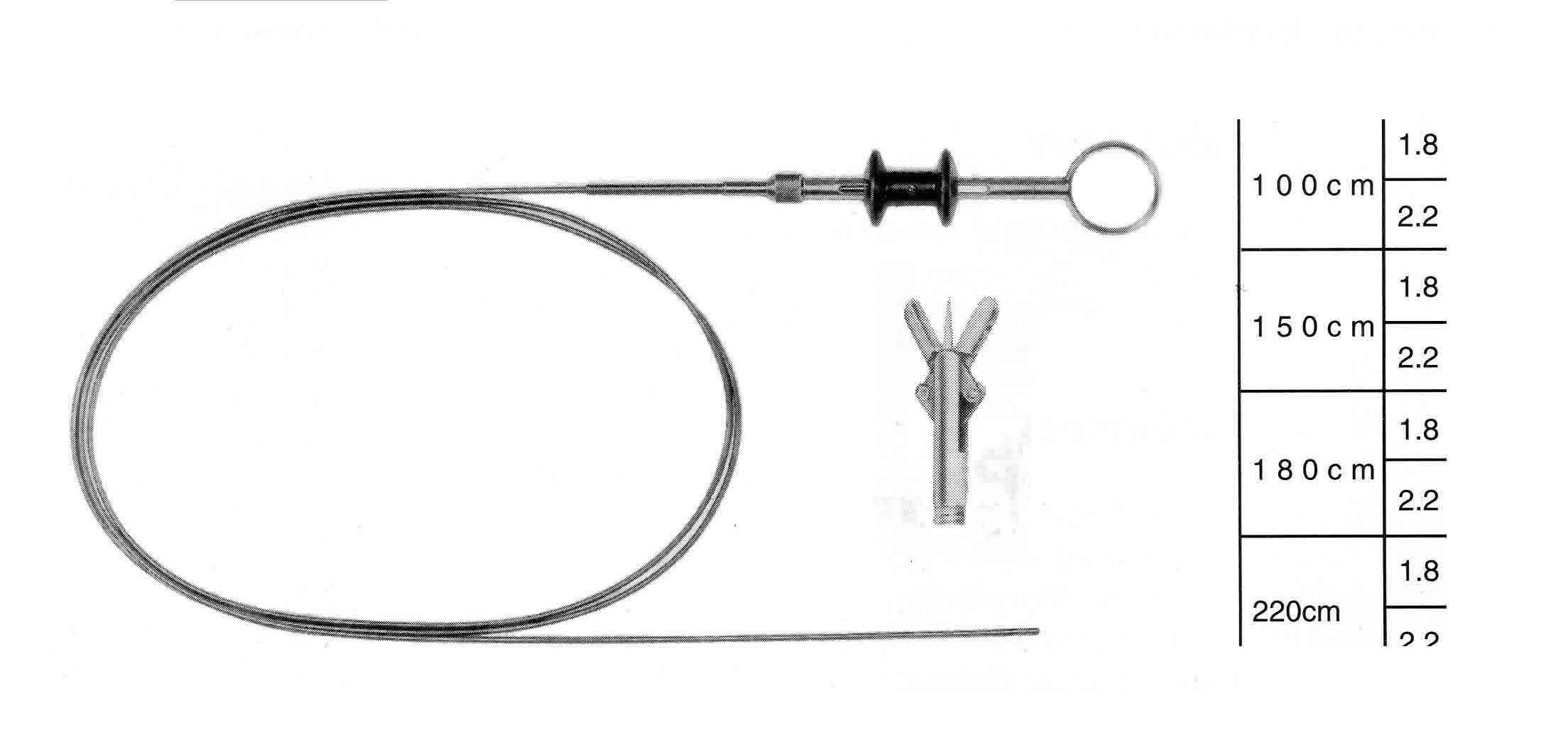 BİYOPSİ FORSEPS  ÇAP : 2.2MM :220CM